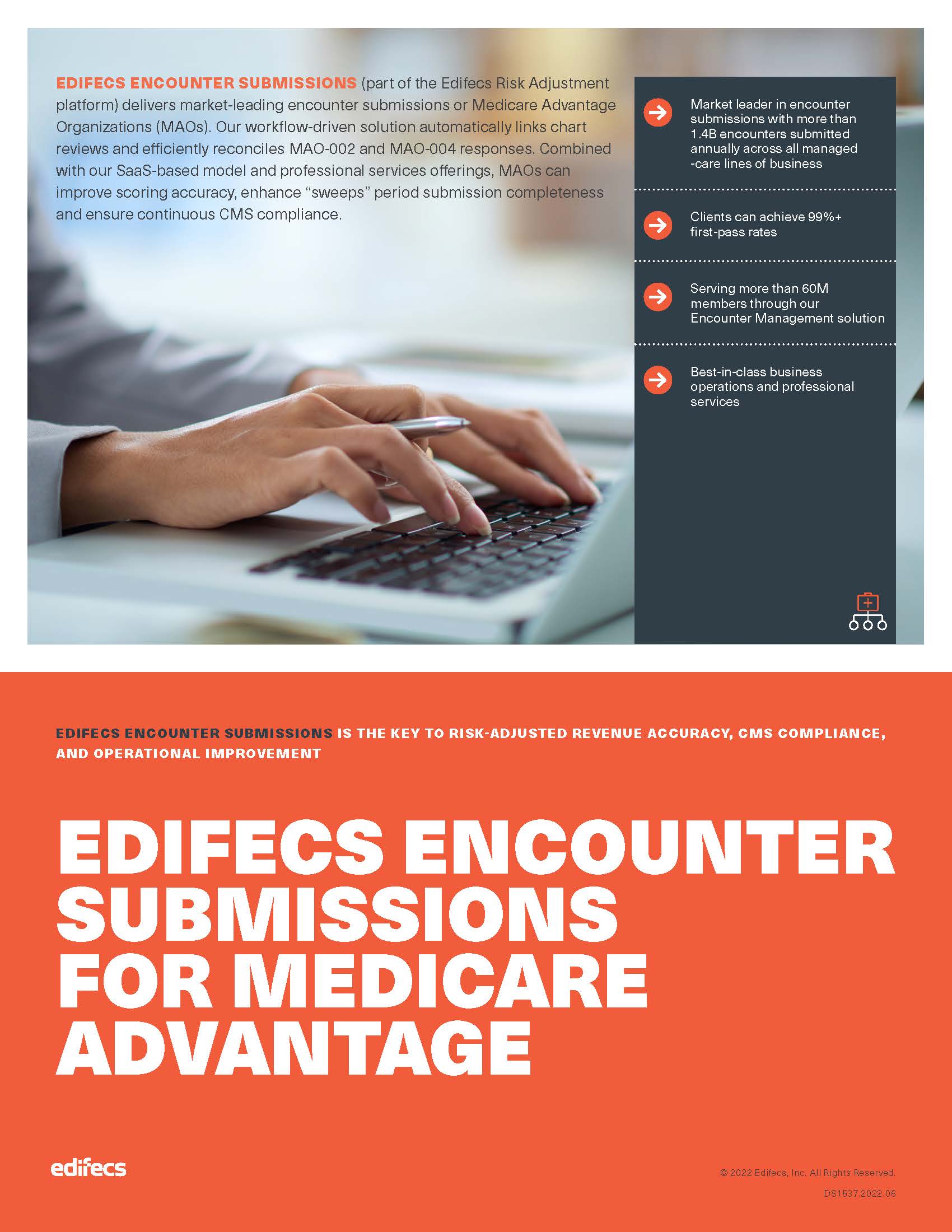 Encounter Submission Excellence for Medicare Advantage Organizations Edifecs