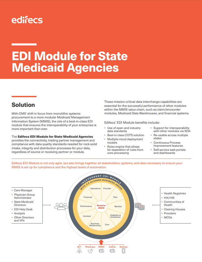 Image EDI Module for State Medicaid Agencies Edifecs